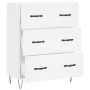 White engineered wood sideboard 69.5x34x90 cm by vidaXL, Sideboards - Ref: Foro24-827844, Price: 93,80 €, Discount: %