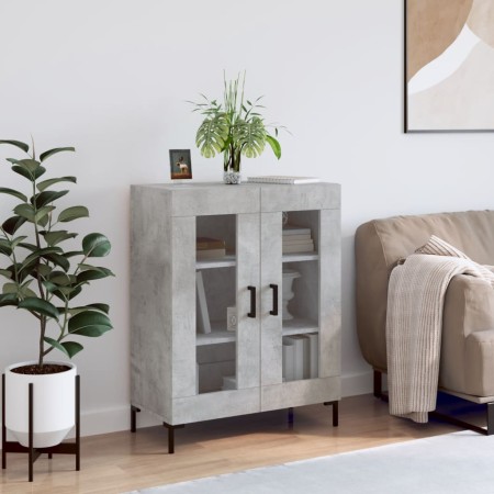 Concrete gray engineered wood sideboard 69.5x34x90 cm by vidaXL, Sideboards - Ref: Foro24-827792, Price: 84,63 €, Discount: %