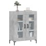 Concrete gray engineered wood sideboard 69.5x34x90 cm by vidaXL, Sideboards - Ref: Foro24-827792, Price: 84,63 €, Discount: %