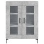Concrete gray engineered wood sideboard 69.5x34x90 cm by vidaXL, Sideboards - Ref: Foro24-827792, Price: 84,63 €, Discount: %