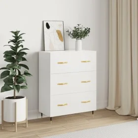 White engineered wood sideboard 69.5x34x90 cm by vidaXL, Sideboards - Ref: Foro24-827828, Price: 95,78 €, Discount: %