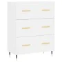White engineered wood sideboard 69.5x34x90 cm by vidaXL, Sideboards - Ref: Foro24-827828, Price: 95,77 €, Discount: %