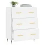 White engineered wood sideboard 69.5x34x90 cm by vidaXL, Sideboards - Ref: Foro24-827828, Price: 95,77 €, Discount: %