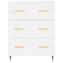 White engineered wood sideboard 69.5x34x90 cm by vidaXL, Sideboards - Ref: Foro24-827828, Price: 95,77 €, Discount: %