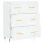 White engineered wood sideboard 69.5x34x90 cm by vidaXL, Sideboards - Ref: Foro24-827828, Price: 95,77 €, Discount: %