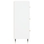Aparador de madera de ingeniería blanco 69,5x34x90 cm de vidaXL, Aparadores - Ref: Foro24-827828, Precio: 96,95 €, Descuento: %