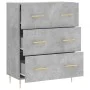 Concrete gray engineered wood sideboard 69.5x34x90 cm by vidaXL, Sideboards - Ref: Foro24-827840, Price: 93,68 €, Discount: %
