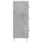 Concrete gray engineered wood sideboard 69.5x34x90 cm by vidaXL, Sideboards - Ref: Foro24-827840, Price: 94,79 €, Discount: %