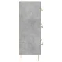 Concrete gray engineered wood sideboard 69.5x34x90 cm by vidaXL, Sideboards - Ref: Foro24-827840, Price: 93,68 €, Discount: %