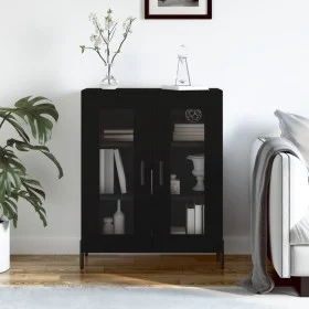 Engineered wood black sideboard 69.5x34x90 cm by vidaXL, Sideboards - Ref: Foro24-827797, Price: 79,36 €, Discount: %