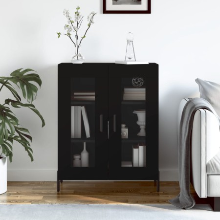 Sideboard aus schwarzem Holzwerkstoff 69,5x34x90 cm von vidaXL, Sideboards - Ref: Foro24-827797, Preis: 92,15 €, Rabatt: %