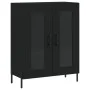 Engineered wood black sideboard 69.5x34x90 cm by vidaXL, Sideboards - Ref: Foro24-827797, Price: 79,36 €, Discount: %