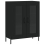 Sideboard aus schwarzem Holzwerkstoff 69,5x34x90 cm von vidaXL, Sideboards - Ref: Foro24-827797, Preis: 92,15 €, Rabatt: %