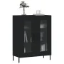 Aparador de madera de ingeniería negro 69,5x34x90 cm de vidaXL, Aparadores - Ref: Foro24-827797, Precio: 79,27 €, Descuento: %