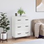 Hochglanzweißes Sperrholz-Sideboard 69,5 x 34 x 90 cm von vidaXL, Sideboards - Ref: Foro24-827846, Preis: 102,44 €, Rabatt: %