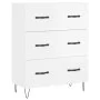 Hochglanzweißes Sperrholz-Sideboard 69,5 x 34 x 90 cm von vidaXL, Sideboards - Ref: Foro24-827846, Preis: 101,19 €, Rabatt: %