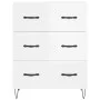 Hochglanzweißes Sperrholz-Sideboard 69,5 x 34 x 90 cm von vidaXL, Sideboards - Ref: Foro24-827846, Preis: 101,19 €, Rabatt: %
