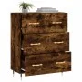 Sideboard aus geräuchertem Eichenholzwerkstoff, 69,5 x 34 x 90 cm von vidaXL, Sideboards - Ref: Foro24-827833, Preis: 93,93 €...