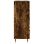Smoked oak engineered wood sideboard 69.5x34x90 cm by vidaXL, Sideboards - Ref: Foro24-827833, Price: 93,93 €, Discount: %