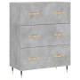 Engineered wood sideboard in concrete grey 69.5x34x90 cm by vidaXL, Sideboards - Ref: Foro24-827832, Price: 68,11 €, Discount: %