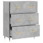 Aparador de madera de ingeniería gris hormigón 69,5x34x90 cm de vidaXL, Aparadores - Ref: Foro24-827832, Precio: 67,59 €, Des...