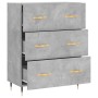 Engineered wood sideboard in concrete grey 69.5x34x90 cm by vidaXL, Sideboards - Ref: Foro24-827832, Price: 68,11 €, Discount: %