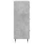 Engineered wood sideboard in concrete grey 69.5x34x90 cm by vidaXL, Sideboards - Ref: Foro24-827832, Price: 68,11 €, Discount: %