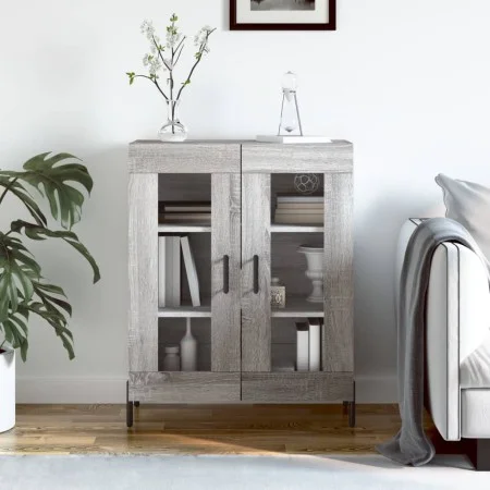 Sonoma gray engineered wood sideboard 69.5x34x90 cm by vidaXL, Sideboards - Ref: Foro24-827802, Price: 91,31 €, Discount: %