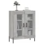 Sonoma gray engineered wood sideboard 69.5x34x90 cm by vidaXL, Sideboards - Ref: Foro24-827802, Price: 91,31 €, Discount: %