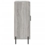 Sonoma gray engineered wood sideboard 69.5x34x90 cm by vidaXL, Sideboards - Ref: Foro24-827802, Price: 92,36 €, Discount: %