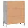 Sonoma gray engineered wood sideboard 69.5x34x90 cm by vidaXL, Sideboards - Ref: Foro24-827802, Price: 91,31 €, Discount: %