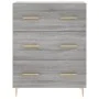 Sonoma gray engineered wood sideboard 69.5x34x90 cm by vidaXL, Sideboards - Ref: Foro24-827842, Price: 97,54 €, Discount: %