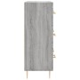 Aparador de madera de ingeniería gris Sonoma 69,5x34x90 cm de vidaXL, Aparadores - Ref: Foro24-827842, Precio: 98,65 €, Descu...
