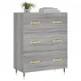 Aparador de madera de ingeniería gris Sonoma 69,5x34x90 cm de vidaXL, Aparadores - Ref: Foro24-827834, Precio: 94,53 €, Descu...