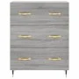 Aparador de madera de ingeniería gris Sonoma 69,5x34x90 cm de vidaXL, Aparadores - Ref: Foro24-827834, Precio: 94,53 €, Descu...