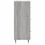 Aparador de madera de ingeniería gris Sonoma 69,5x34x90 cm de vidaXL, Aparadores - Ref: Foro24-827834, Precio: 94,53 €, Descu...