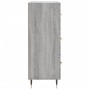 Aparador de madera de ingeniería gris Sonoma 69,5x34x90 cm de vidaXL, Aparadores - Ref: Foro24-827834, Precio: 95,61 €, Descu...