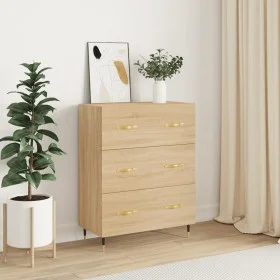 Sonoma Oak Engineered Wood Sideboard 69.5x34x90 cm by vidaXL, Sideboards - Ref: Foro24-827831, Price: 91,52 €, Discount: %