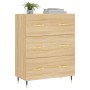 Sonoma Oak Engineered Wood Sideboard 69.5x34x90 cm by vidaXL, Sideboards - Ref: Foro24-827831, Price: 92,32 €, Discount: %