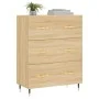 Sonoma Oak Engineered Wood Sideboard 69.5x34x90 cm by vidaXL, Sideboards - Ref: Foro24-827831, Price: 91,20 €, Discount: %