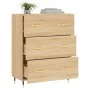 Sideboard aus Sonoma-Eichenholzwerkstoff, 69,5 x 34 x 90 cm von vidaXL, Sideboards - Ref: Foro24-827831, Preis: 91,52 €, Raba...