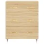 Sideboard aus Sonoma-Eichenholzwerkstoff, 69,5 x 34 x 90 cm von vidaXL, Sideboards - Ref: Foro24-827831, Preis: 91,52 €, Raba...