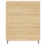 Sonoma Oak Engineered Wood Sideboard 69.5x34x90 cm by vidaXL, Sideboards - Ref: Foro24-827831, Price: 92,32 €, Discount: %