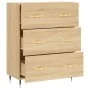 Sideboard aus Sonoma-Eichenholzwerkstoff, 69,5 x 34 x 90 cm von vidaXL, Sideboards - Ref: Foro24-827831, Preis: 91,52 €, Raba...