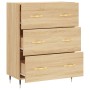 Sonoma Oak Engineered Wood Sideboard 69.5x34x90 cm by vidaXL, Sideboards - Ref: Foro24-827831, Price: 92,32 €, Discount: %