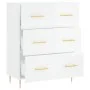 Hochglanzweißes Sperrholz-Sideboard 69,5 x 34 x 90 cm von vidaXL, Sideboards - Ref: Foro24-827838, Preis: 111,44 €, Rabatt: %