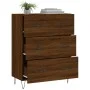 Aparador de madera de ingeniería marrón roble 69,5x34x90 cm de vidaXL, Aparadores - Ref: Foro24-827851, Precio: 93,88 €, Desc...