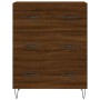 Sideboard aus brauner Eiche 69,5x34x90 cm von vidaXL, Sideboards - Ref: Foro24-827851, Preis: 95,06 €, Rabatt: %