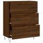 Engineered wood brown oak sideboard 69.5x34x90 cm by vidaXL, Sideboards - Ref: Foro24-827851, Price: 93,92 €, Discount: %