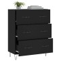 Schwarzes Sideboard aus Holzwerkstoff, 69,5 x 34 x 90 cm von vidaXL, Sideboards - Ref: Foro24-827845, Preis: 95,06 €, Rabatt: %